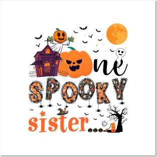 One Spooky sister Halloween October 31 Posters and Art